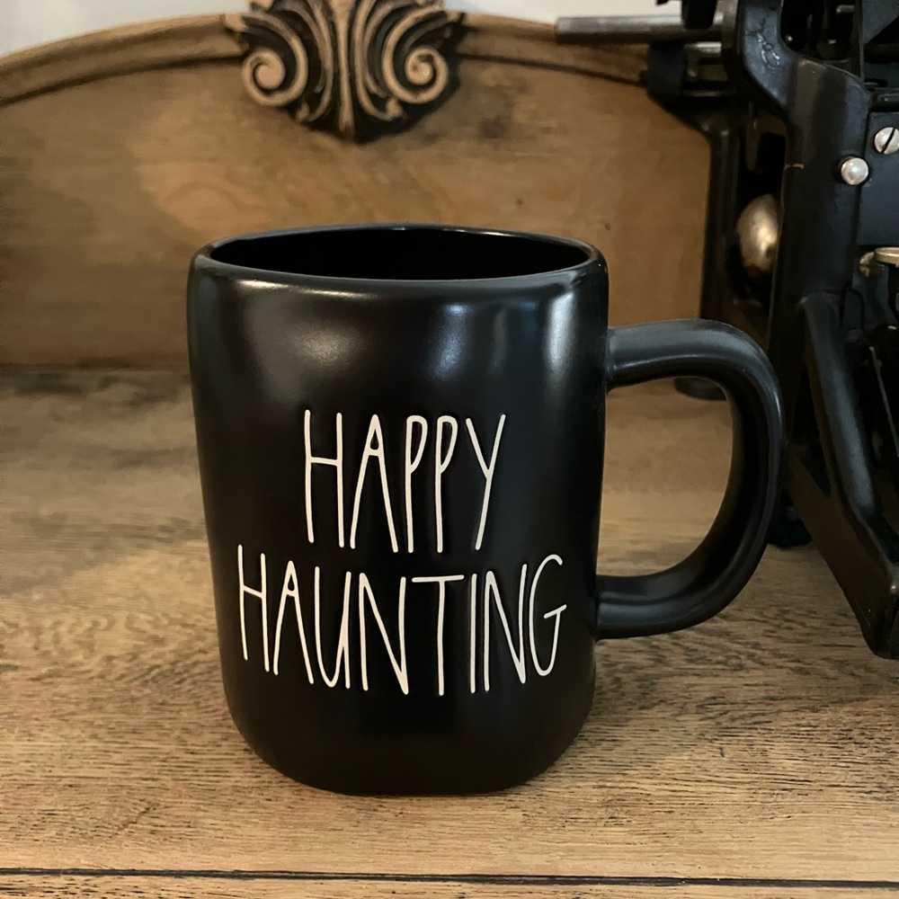 Rae Dunn Halloween Happy Haunting Mug